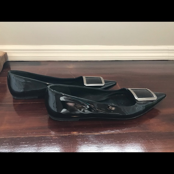 Prada black patent ballet flats - Picture 2 of 5